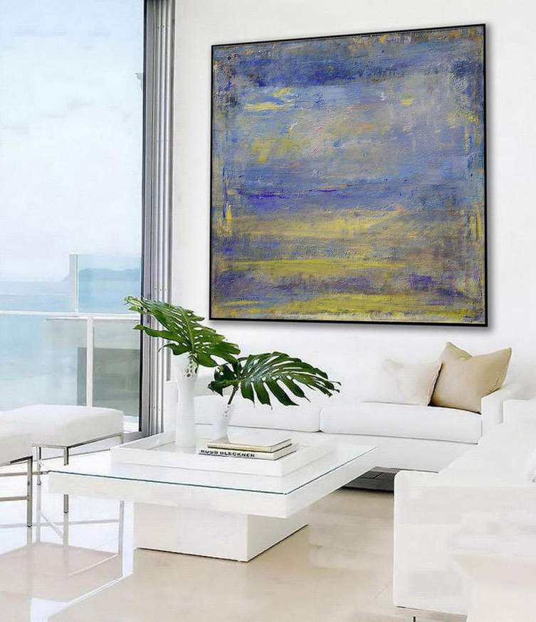 purple sea wall art